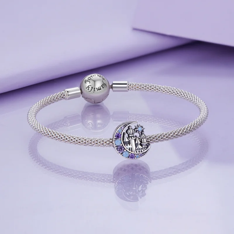 (Bild für) Pandora Style Moonlight Castle Charm - BSC892 - Ansicht 5