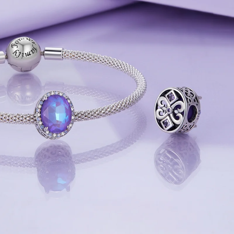 (Bild für) Pandora Style Moonlight Gem Charm - BSC891 - Ansicht 4