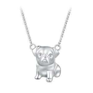 (Bild für) Pandora Style Mops Halskette - BSN354