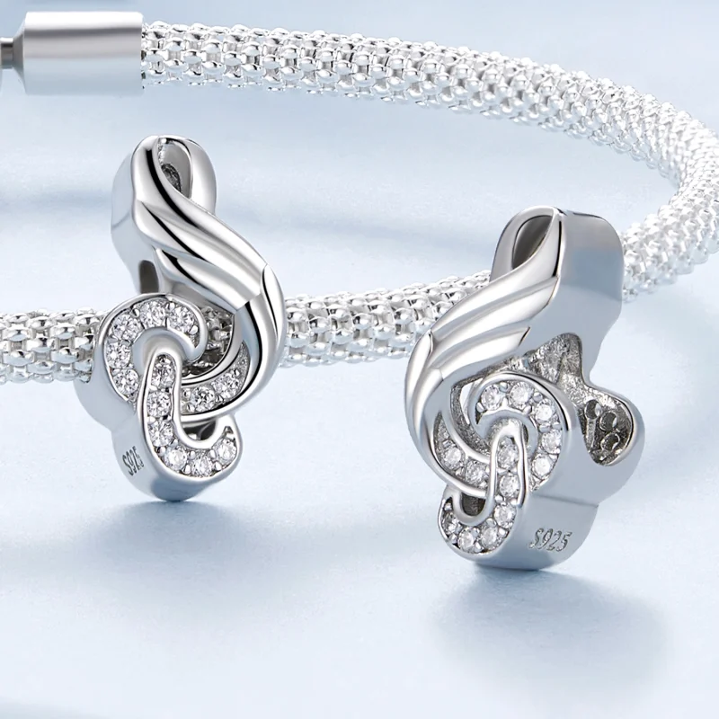 (Bild für) Pandora Style Note Charm - BSC811 - Ansicht 4