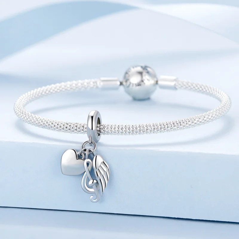 (Bild für) Pandora Style Note Dangle - BSC814 - Ansicht 3