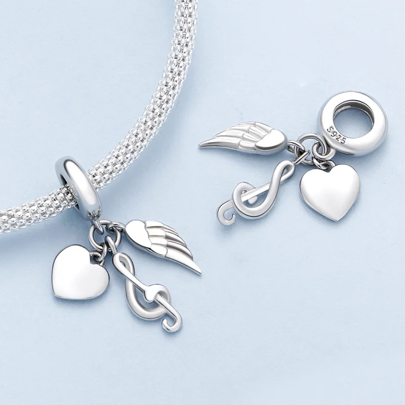 (Bild für) Pandora Style Note Dangle - BSC814 - Ansicht 4