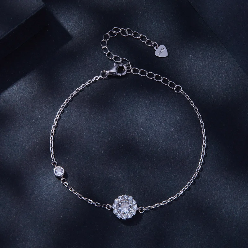 (Bild für) Pandora Style One Carat Simple Armband (Ein Zertifikat) - MSB007 - Ansicht 3