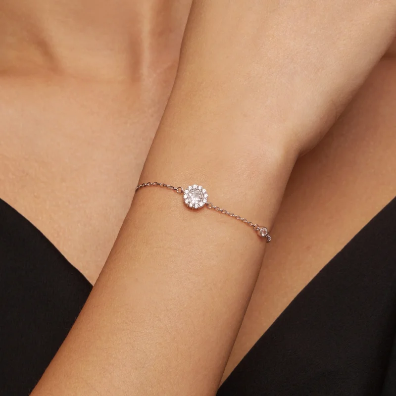 (Bild für) Pandora Style One Carat Simple Armband (Ein Zertifikat) - MSB007 - Ansicht 4