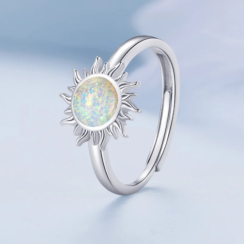 (Bild für) Pandora Style Opal Sonne Offener Ring - BSR398 - Ansicht 2