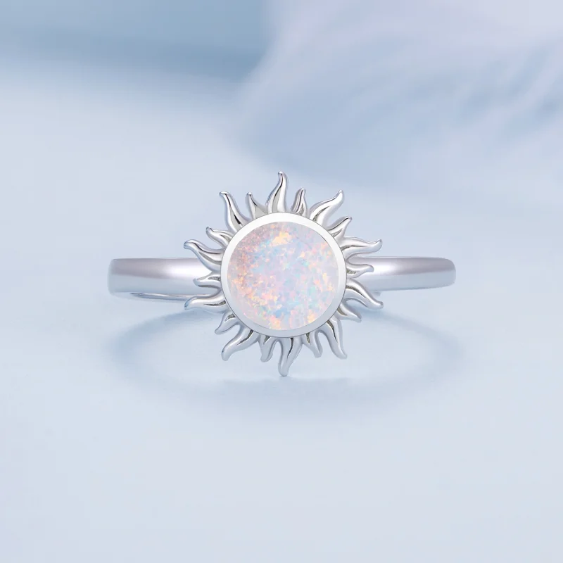 (Bild für) Pandora Style Opal Sonne Offener Ring - BSR398 - Ansicht 3