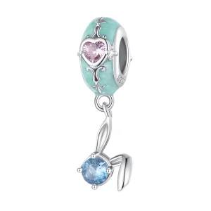 (Bild für) Pandora Style Osterhase Silikon Abstandshalter - BSC780