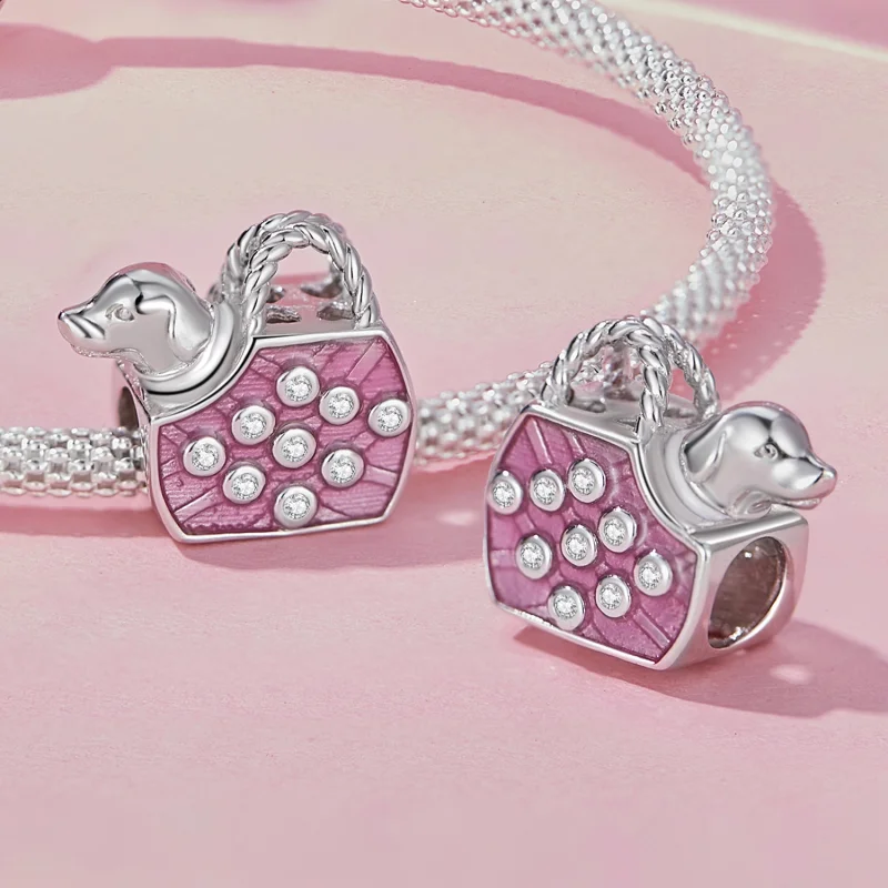 (Bild für) Pandora Style Pet Dog Charm - SCC2473 - Ansicht 3