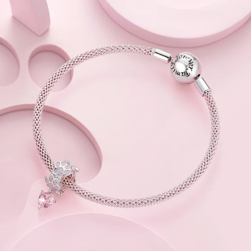 (Bild für) Pandora Style Pfotenabdruck-Anhänger - SCC2577 - Ansicht 7