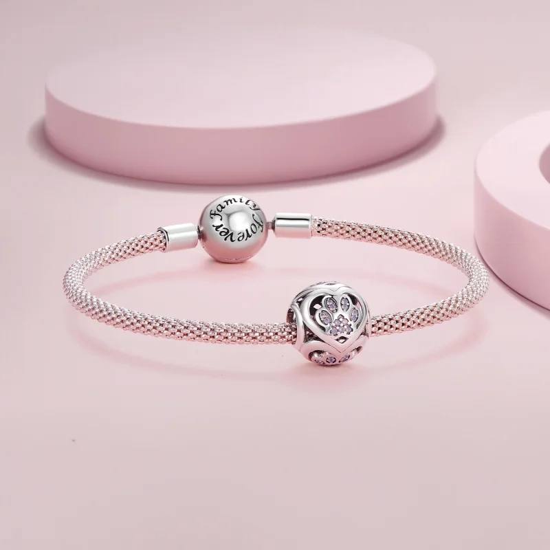 (Bild für) Pandora Style Pfotenabdruck-Anhänger - SCC2578 - Ansicht 5