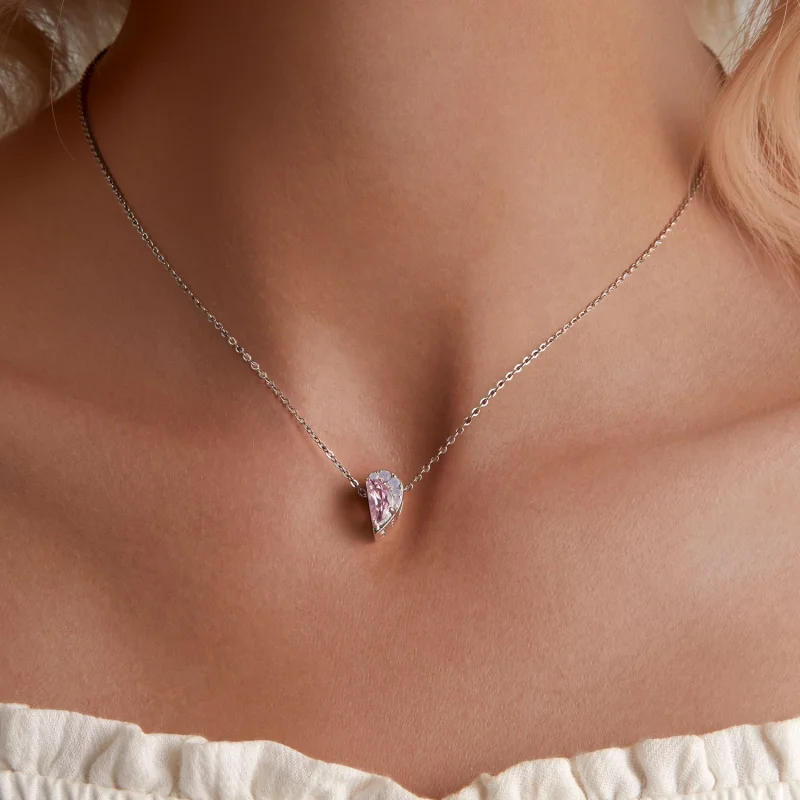 (Bild für) Pandora Style Pink Sisters Heart Charm - SCC2641 - Ansicht 7