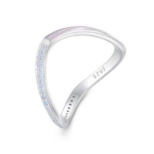 (Bild für) Pandora Style Pink Wish Bone Ring - SCR945-PK