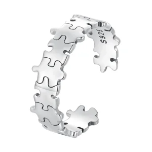 (Bild für) Pandora Style Puzzle Open Ring - SCR925