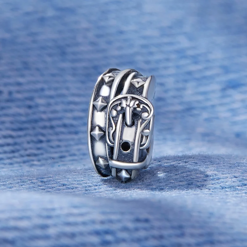(Bild für) Pandora Style Retro Belt Charm - SCC2568 - Ansicht 2