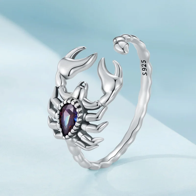 (Bild für) Pandora Style Retro Skorpion Offener Ring - SCR974-E - Ansicht 2