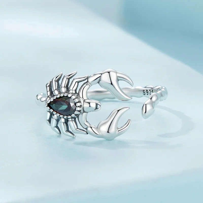 (Bild für) Pandora Style Retro Skorpion Offener Ring - SCR974-E - Ansicht 3