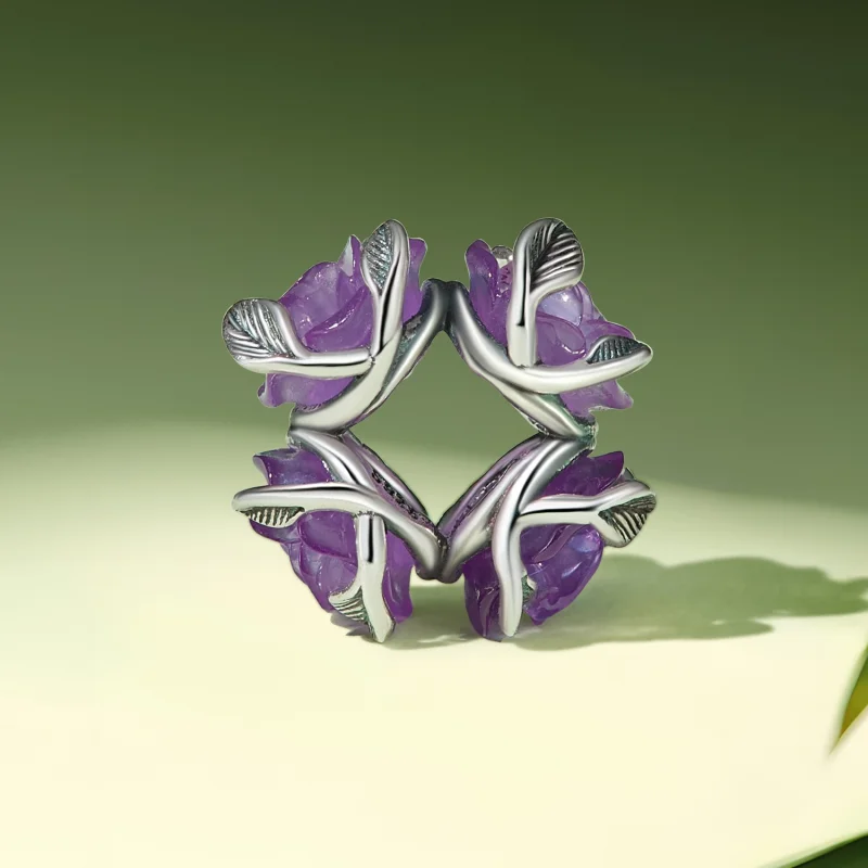 (Bild für) Pandora Style Rose Charm - SCC2602 - Ansicht 4