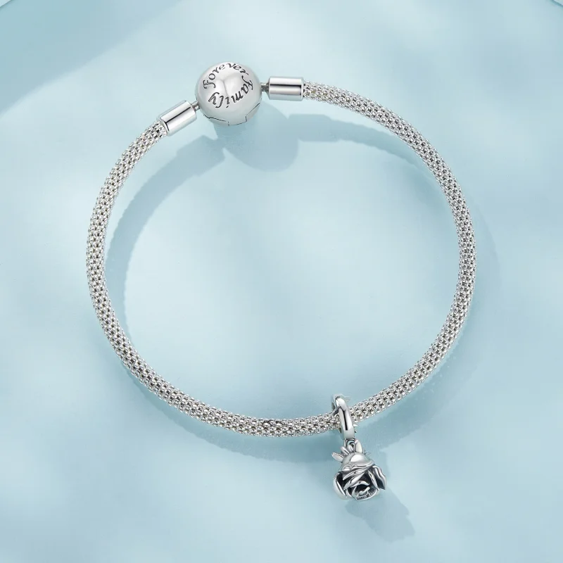 (Bild für) Pandora Style Rose Dangle - SCX142 - Ansicht 6