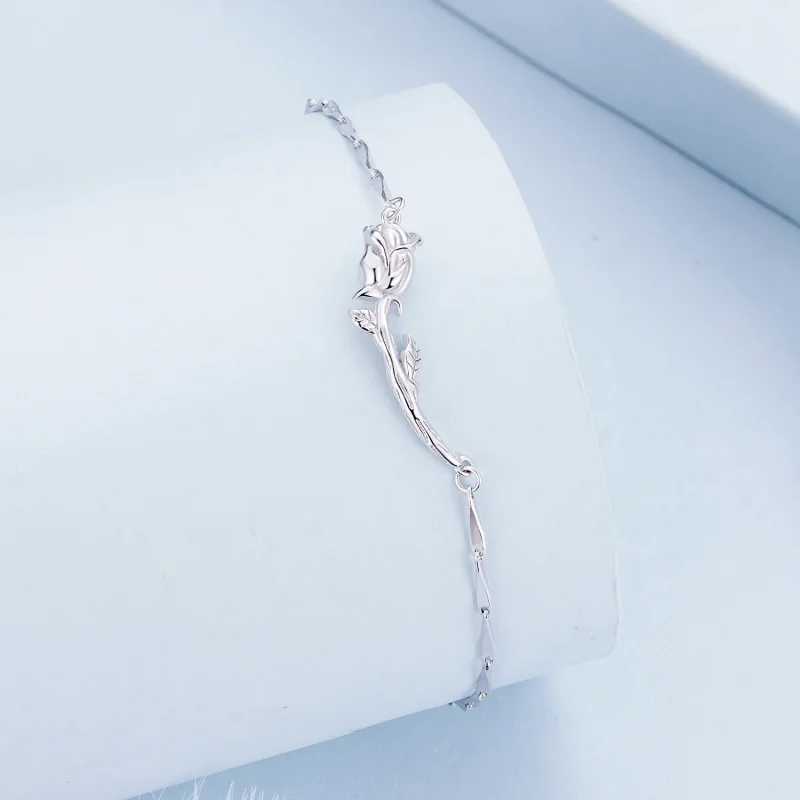 (Bild für) Pandora Style Rosenketten-Armband - BSB146 - Ansicht 2
