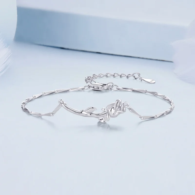 (Bild für) Pandora Style Rosenketten-Armband - BSB146 - Ansicht 3