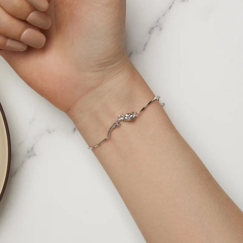 (Bild für) Pandora Style Rosenketten-Armband - BSB146 - Ansicht 6