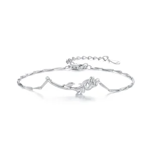 (Bild für) Pandora Style Rosenketten-Armband - BSB146