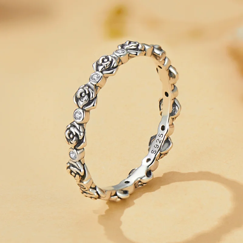 (Bild für) Pandora Style Rosenring - SCR960 - Ansicht 2