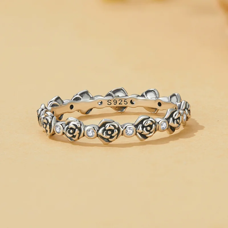(Bild für) Pandora Style Rosenring - SCR960 - Ansicht 3