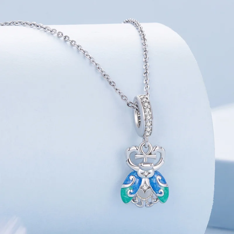 (Bild für) Pandora Style Scarab Anhänger - BSC881 - Ansicht 2