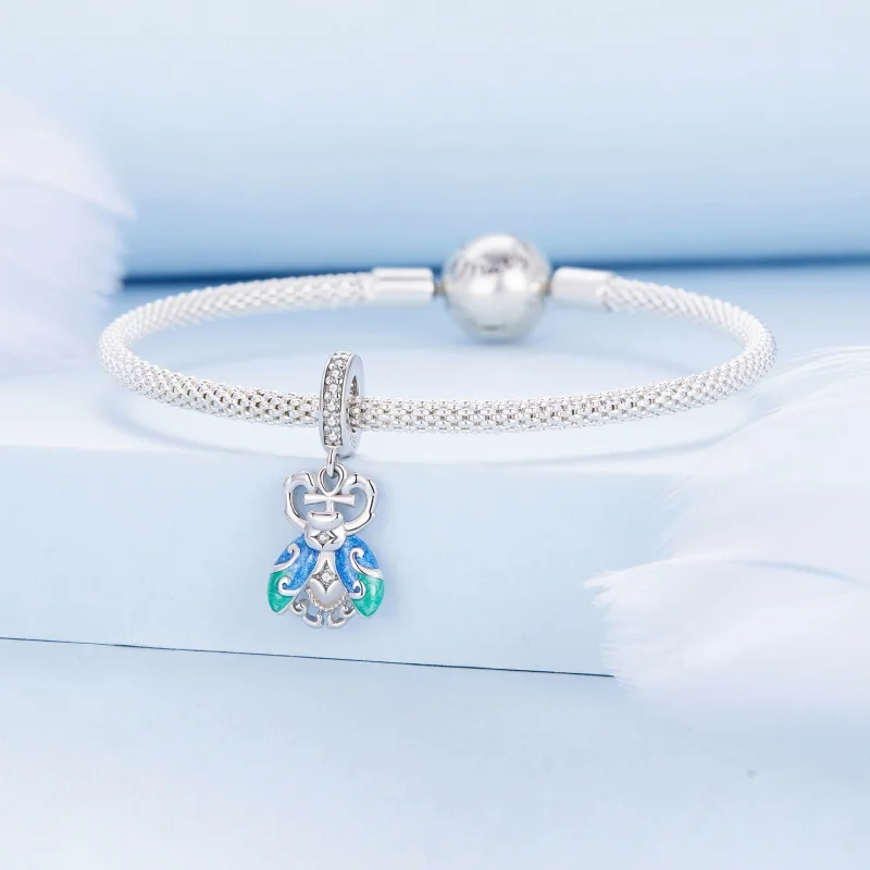 (Bild für) Pandora Style Scarab Anhänger - BSC881 - Ansicht 3