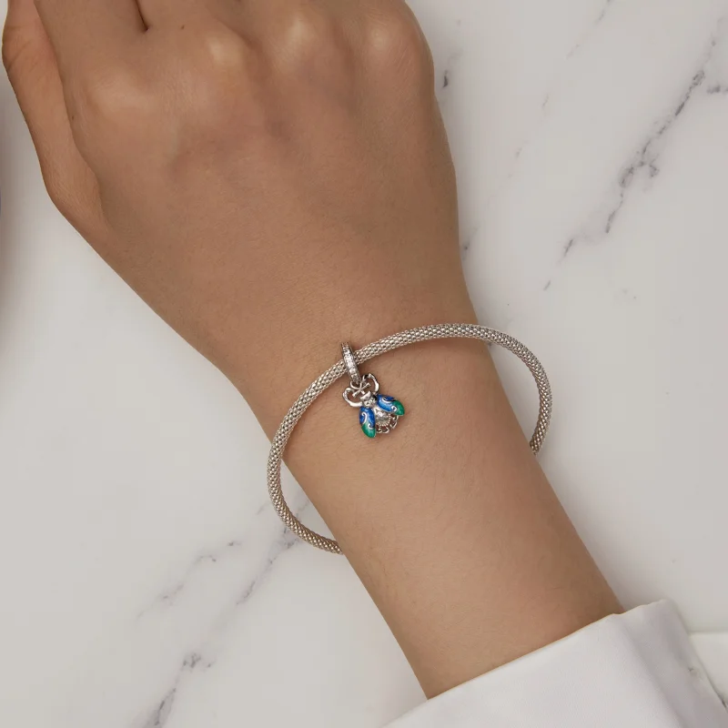 (Bild für) Pandora Style Scarab Anhänger - BSC881 - Ansicht 5