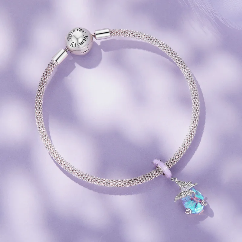 (Bild für) Pandora Style Schmetterling-Anhänger - SCC2546 - Ansicht 3