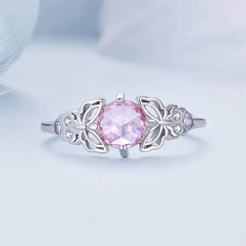 (Bild für) Pandora Style Schmetterlingsring - BSR478 - Ansicht 3