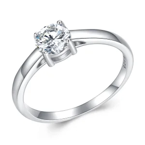 (Bild für) Pandora Style Shining Moissanite Ring (Ein Zertifikat) - MSR005