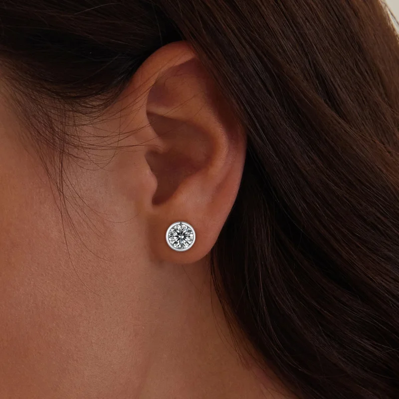 (Bild für) Pandora Style Shining Studs Ohrringe - BSE902 - Ansicht 5