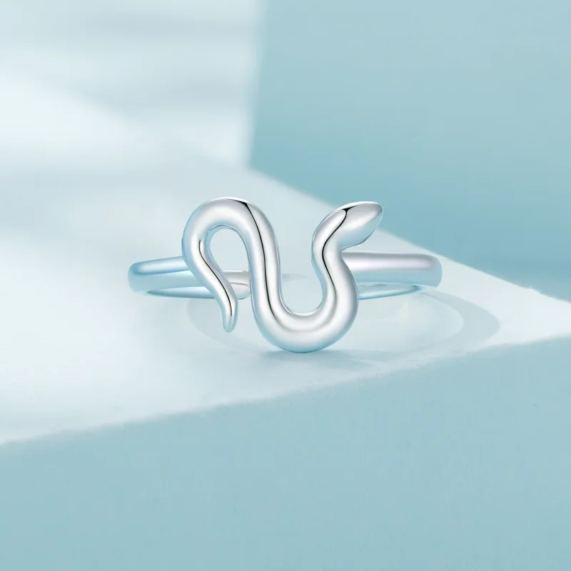 (Bild für) Pandora Style Snake Open Ring - SCR926 - Ansicht 3