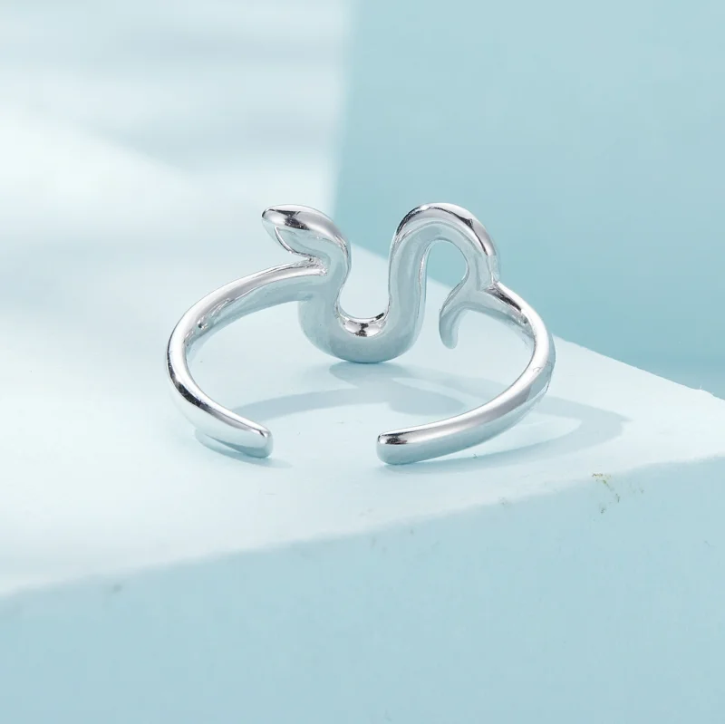 (Bild für) Pandora Style Snake Open Ring - SCR926 - Ansicht 4