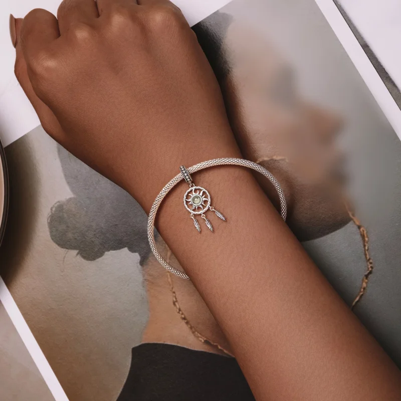 (Bild für) Pandora Style Sonnen-Traumfänger-Anhänger - SCC2593 - Ansicht 5