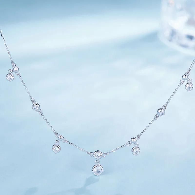 (Bild für) Pandora Style Sparkling Tassel Choker - BSN360 - Ansicht 2