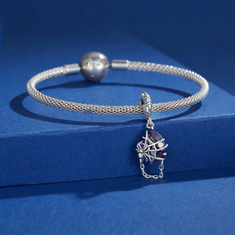 (Bild für) Pandora Style Spider Dangle - BSC913 - Ansicht 4