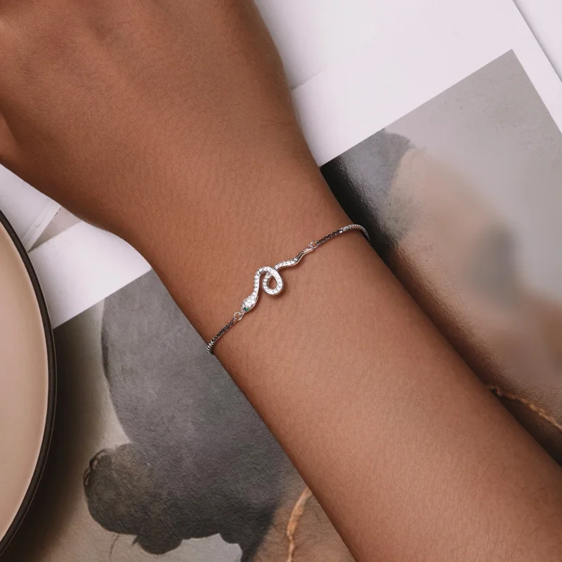 (Bild für) Pandora Style Spirit Snake Armband - SCB261 - Ansicht 4