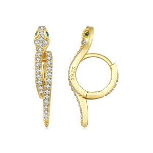 (Bild für) Pandora Style Spirit Snake Creolen - BSE669-B