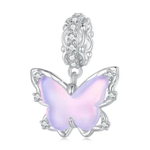 (Bild für) Pandora Style Spitze Schmetterling Anhänger - BSC925