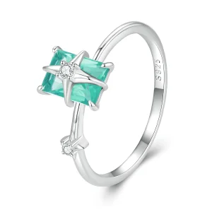 (Bild für) Pandora Style Stern-Glas-Öffnungsring - BSR416