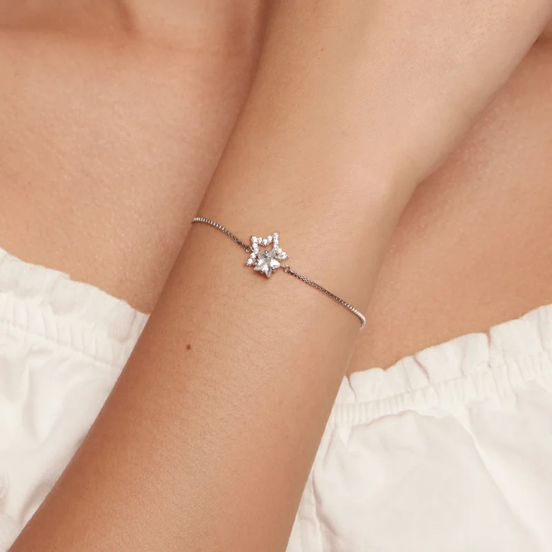 (Bild für) Pandora Style Sternenarmband - BSB143 - Ansicht 4