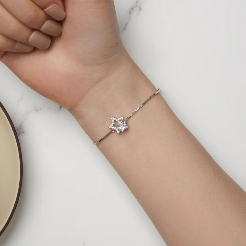 (Bild für) Pandora Style Sternenarmband - BSB143 - Ansicht 6