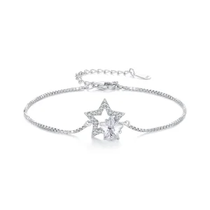 (Bild für) Pandora Style Sternenarmband - BSB143
