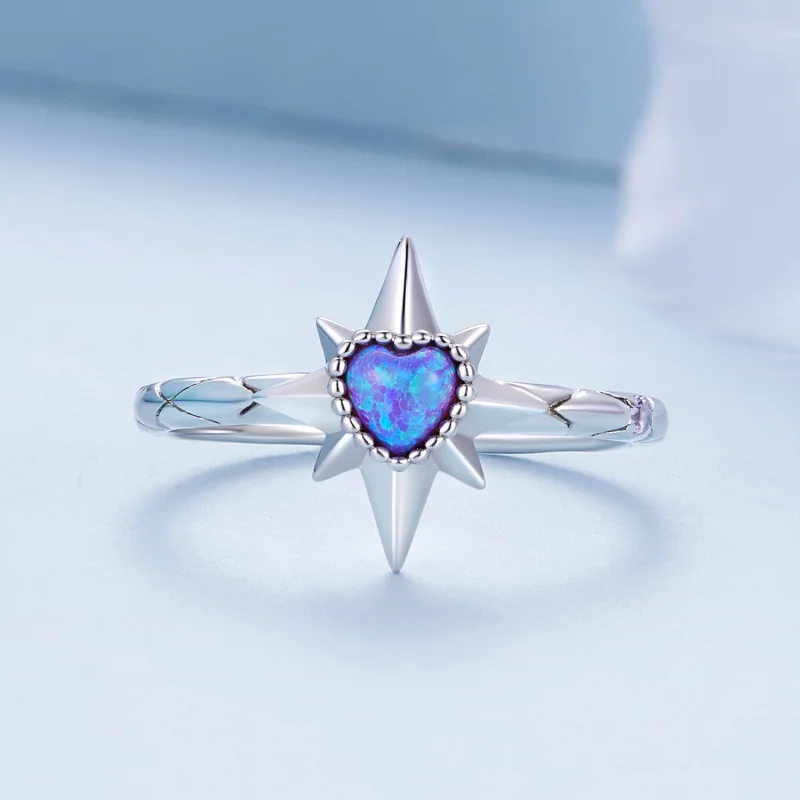 (Bild für) Pandora Style Sternring - BSR455 - Ansicht 3