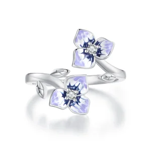(Bild für) Pandora Style Stiefmütterchen Offener Ring - BSR451-E