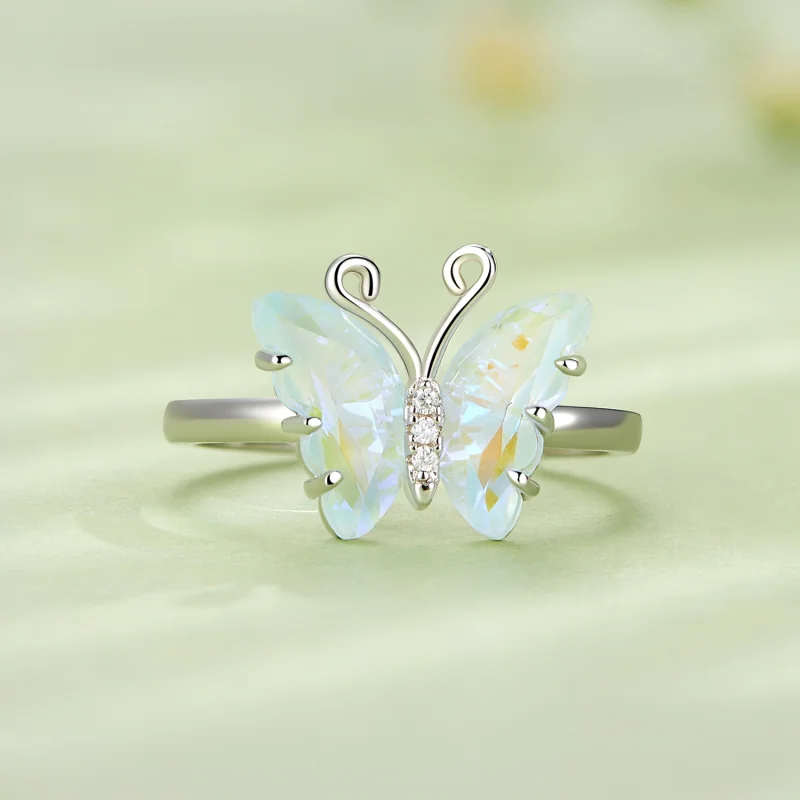 (Bild für) Pandora Style Symphony Butterfly Ring - SCR912 - Ansicht 3